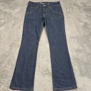 Tommy Hilfiger Bootcut Jeans‎ Women's 4S Short Blue Denim Hipster
